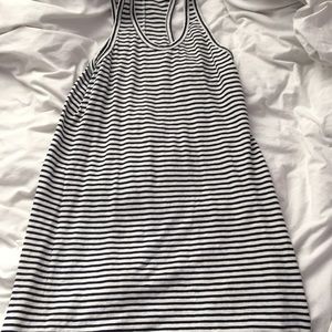 JCrew striped midi dress
